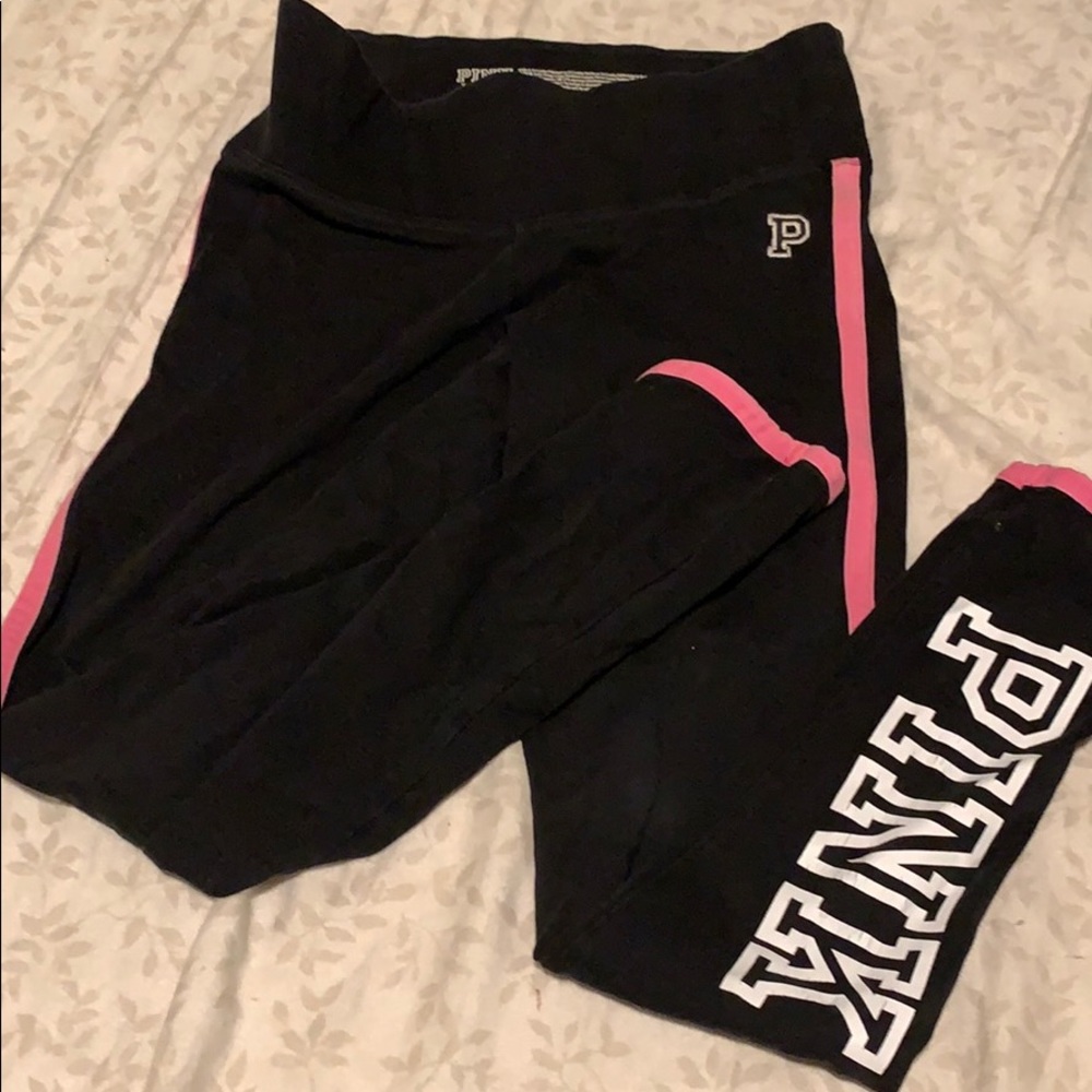 Pink Victoria secret yoga pants size xs